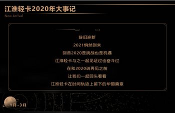 【有大事】歡迎檢閱！2020江淮輕卡大事記 